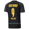 Camiseta de fútbol BVB Borussia Dortmund Erling Haaland 9 Segunda Equipación 2021/22 - Hombre